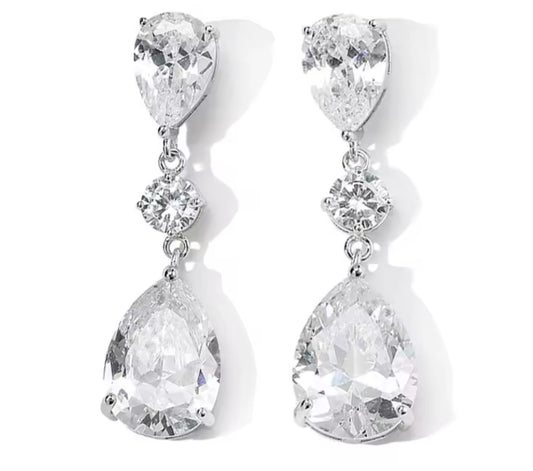 Aretes gota largos