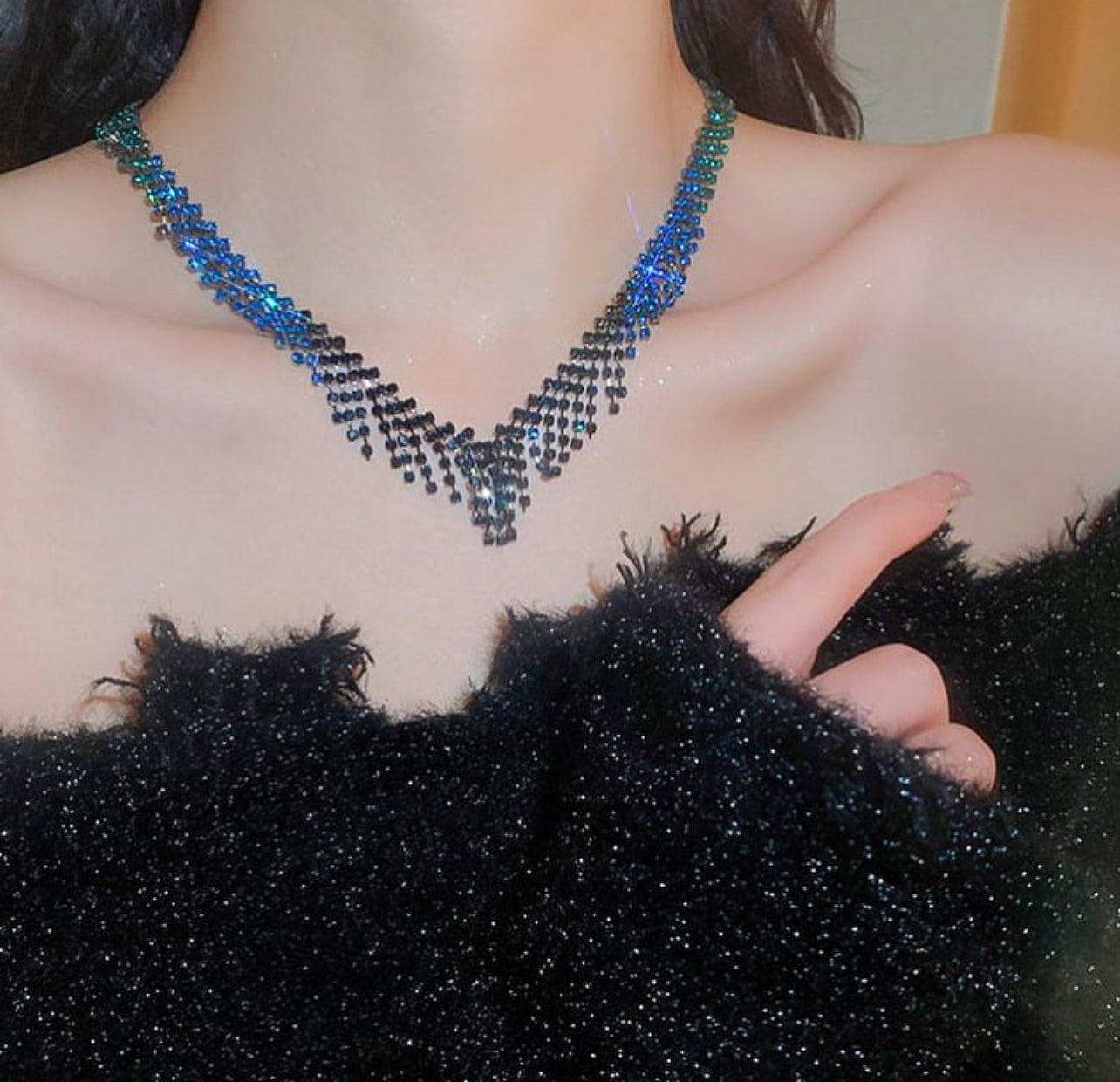 Choker Azul
